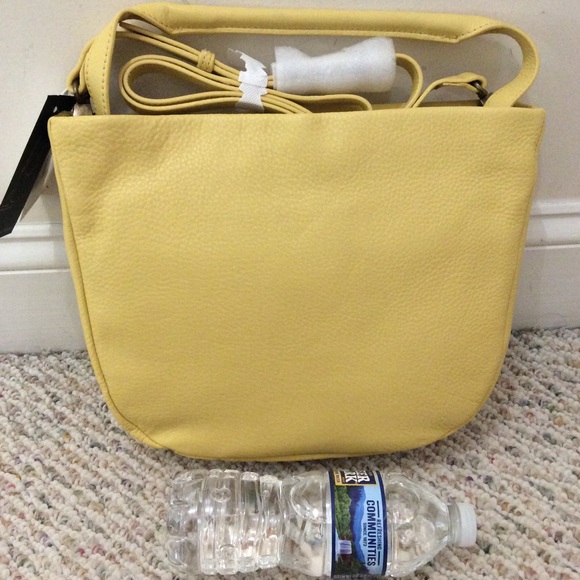 🆕 The Sak pebbled leather yellow crossbody bag - Picture 6 of 8
